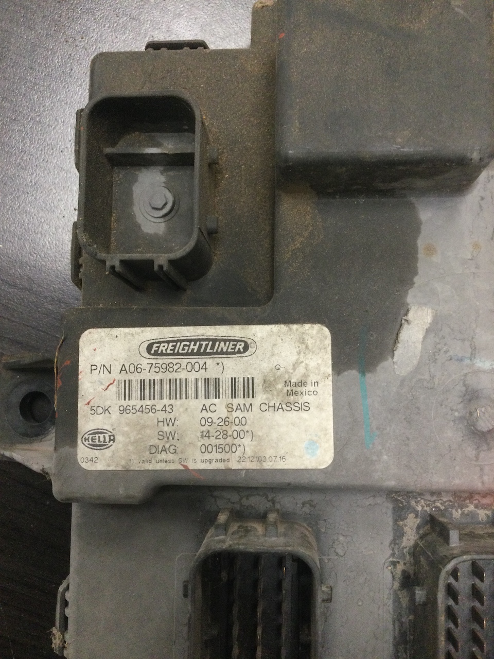 Freightliner Cascadia Electronic Chassis Control  Module 